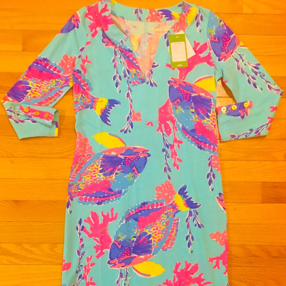 Lilly Pulitzer Colorful Long Sleeve Dress